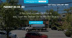 Desktop Screenshot of parkwayoil.com